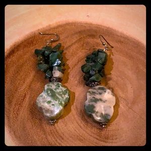 Gorgeous Jade drop earrings